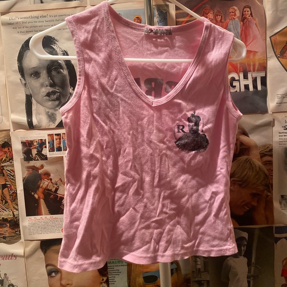 Y2K baby tank size xL fits size M/L